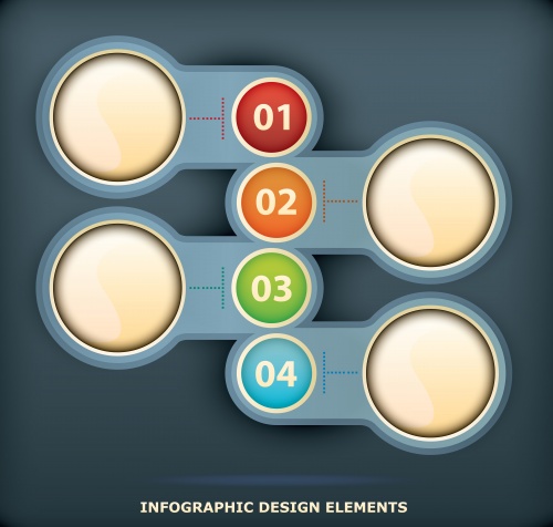      / Infographic design element in vector set