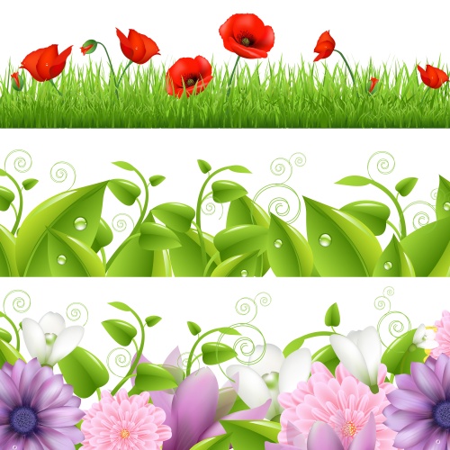  / Vector stock - Spring banners