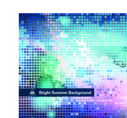    | Bright mosaic vector backgrounds