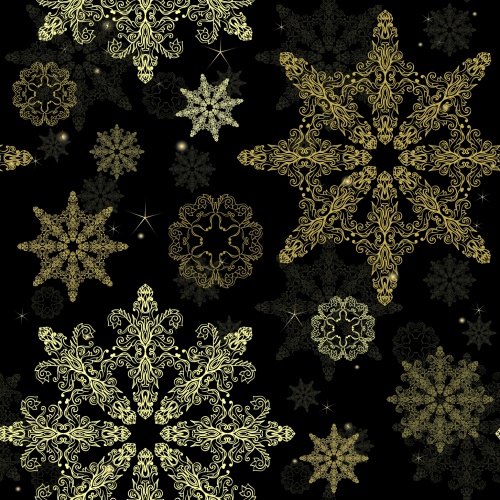 Snowflakes Patterns Vector