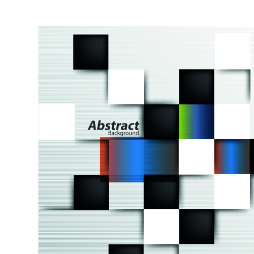     | Abstract blocks structure vector backgrounds