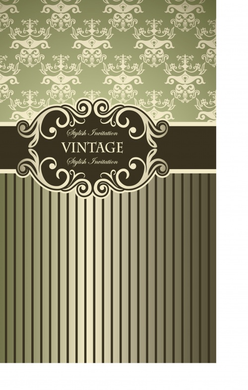 Luxury vintage cards