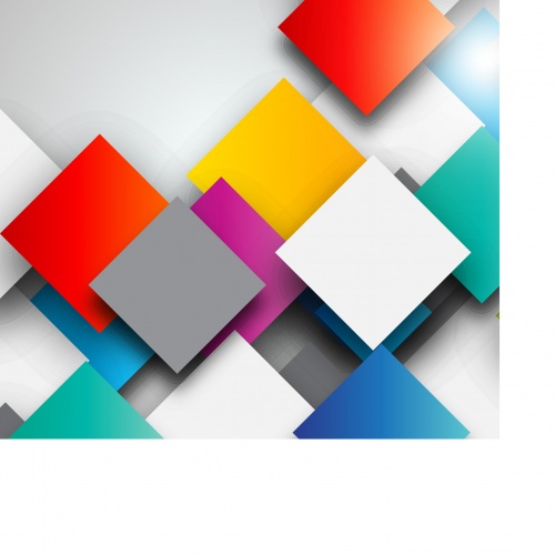 Background with multicolored squares