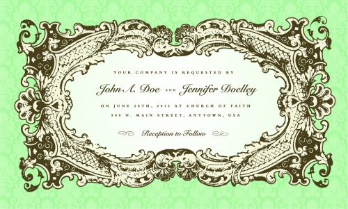 Victorian Style Frames Vector