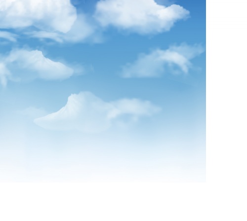 Background with blue sky and clouds