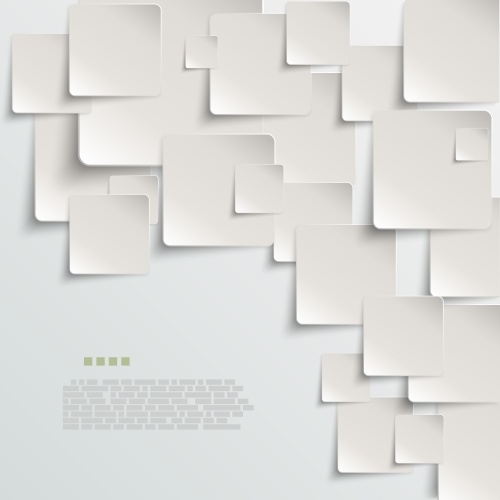 Stock: White tiles abstract vector background