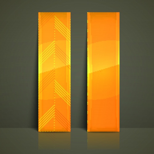   | Glossy vertical banners vector