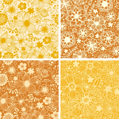 Floral seamless backgrounds