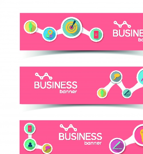   | Business banners vector