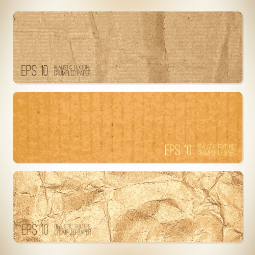 Crumpled paper backgrounds