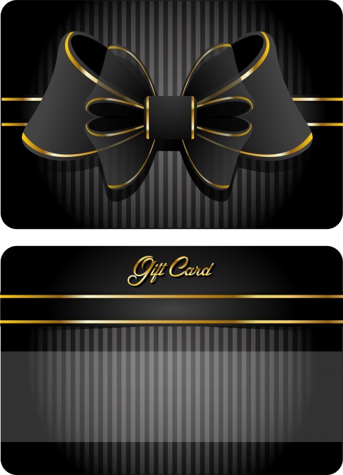 Gift card - vector clipart