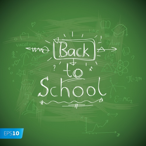 Снова в школу - Векторный клипарт | Back to school - Stock Vectors