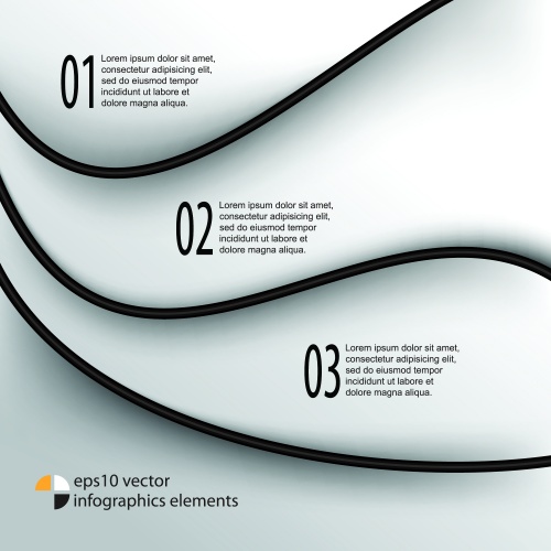 Backgrounds with infographics elements