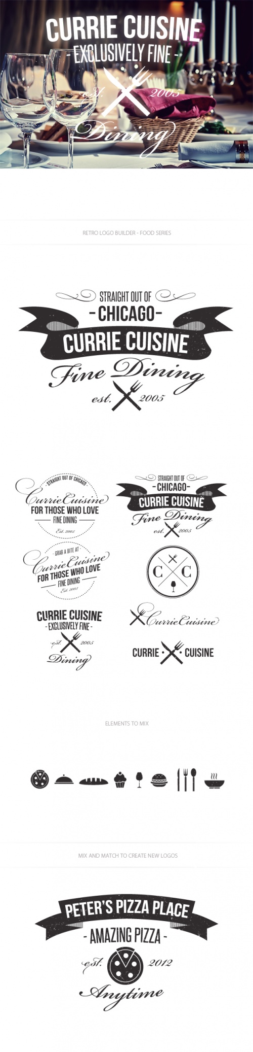 Food Logo Vector Templates