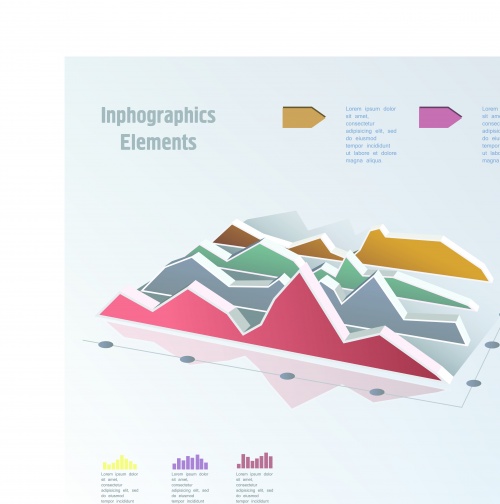     69 | Infographic and diagram design elements vector set 69