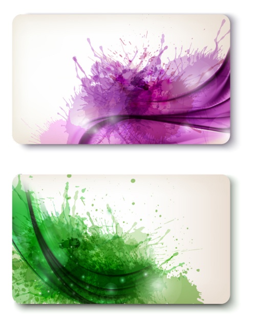 Colorful abstract banners