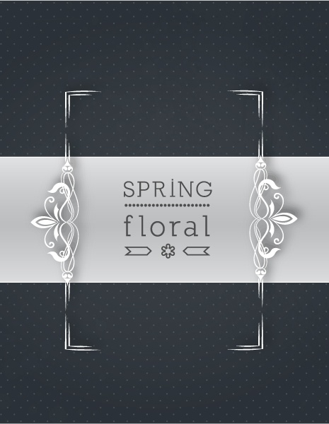 100 Floral Frames Vector Illustrations