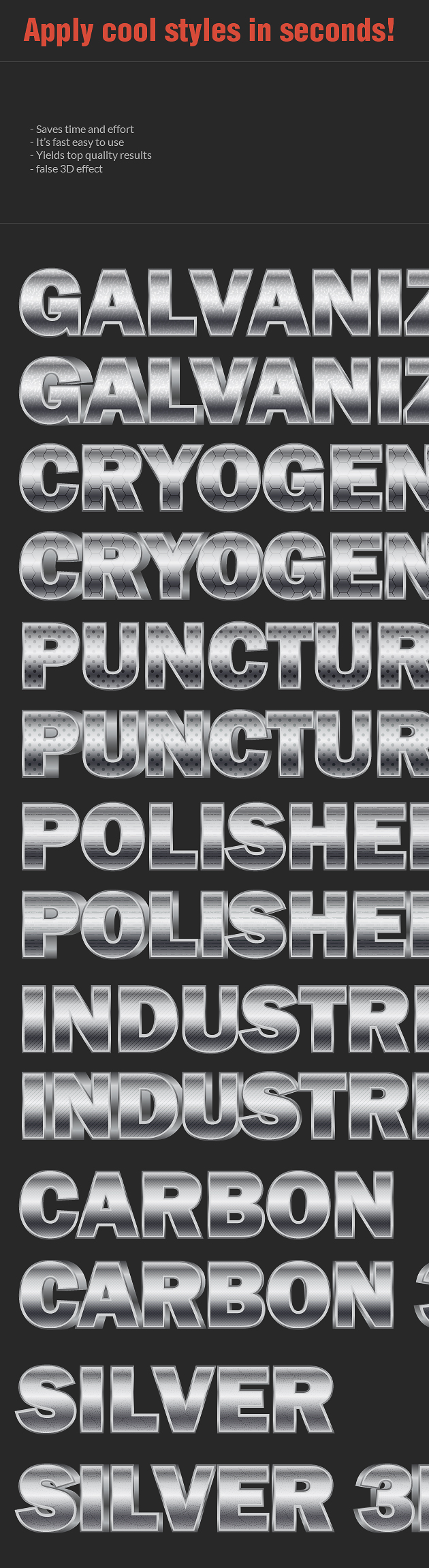 metal text illustrator download