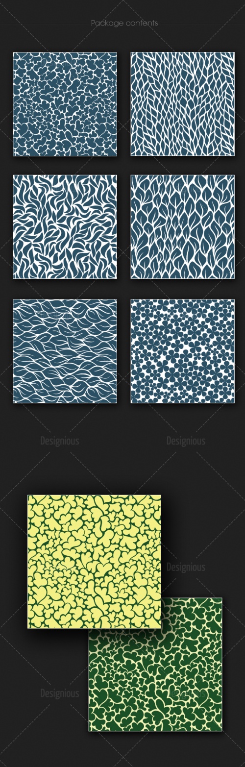 Seamless Patterns Vector Pack 171