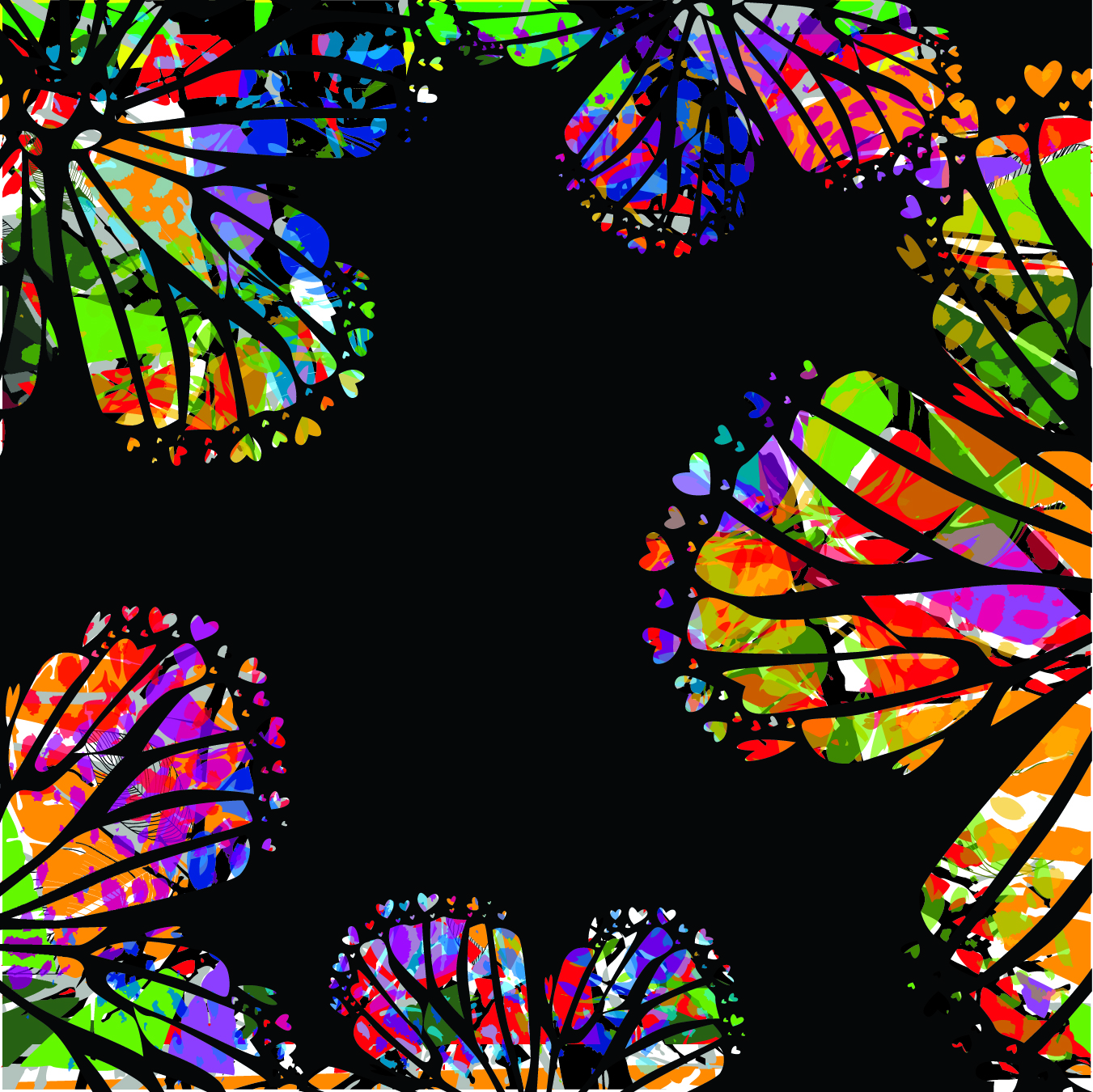 Download Color Butterflies Backgrounds Vector » Векторные клипарты ...