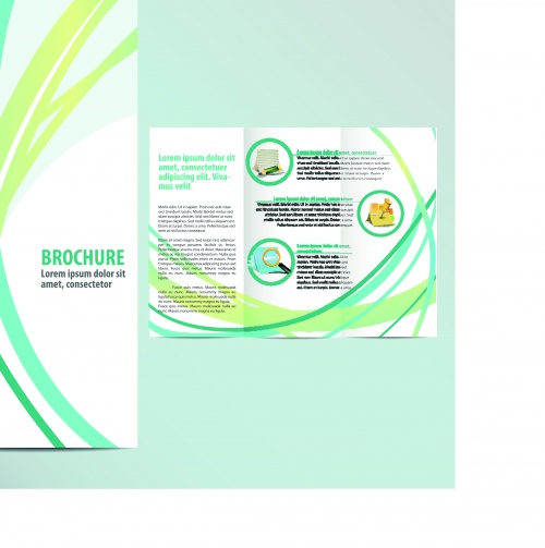       37 | Tri fold business brochure vector set 37