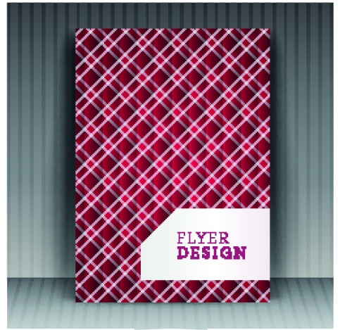    | Flyer design modern style vector