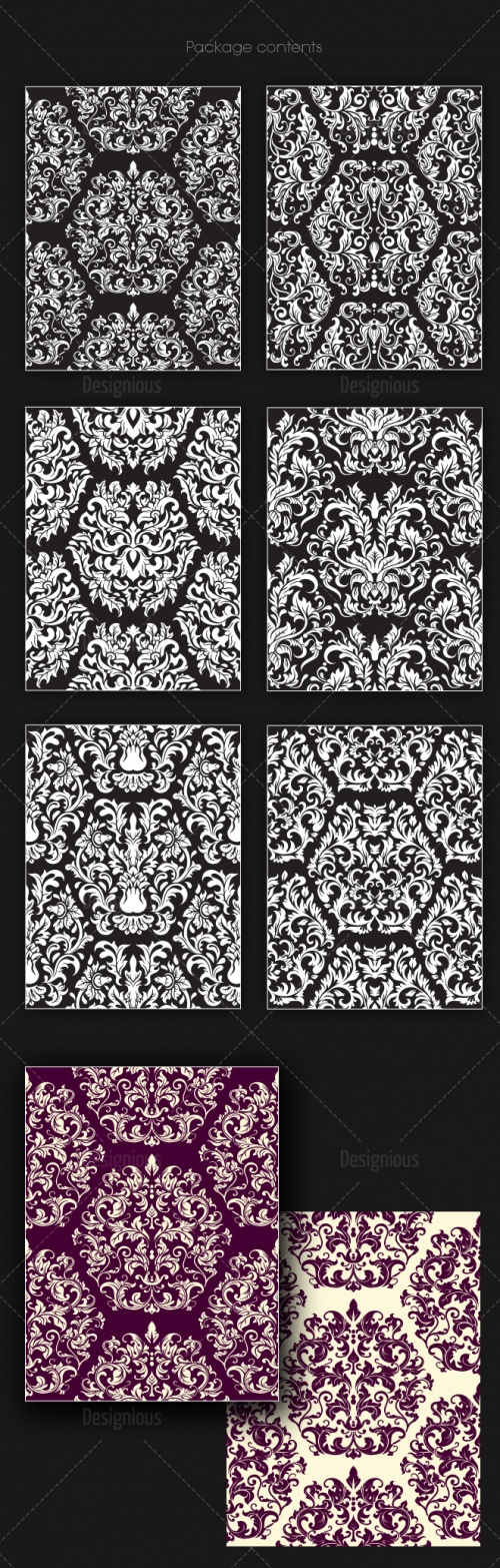 Seamless Patterns Vector Pack 148