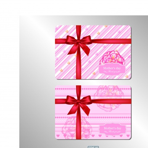    | Classical congratulation gift card vector