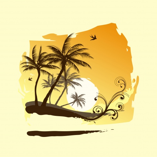    | Palm background