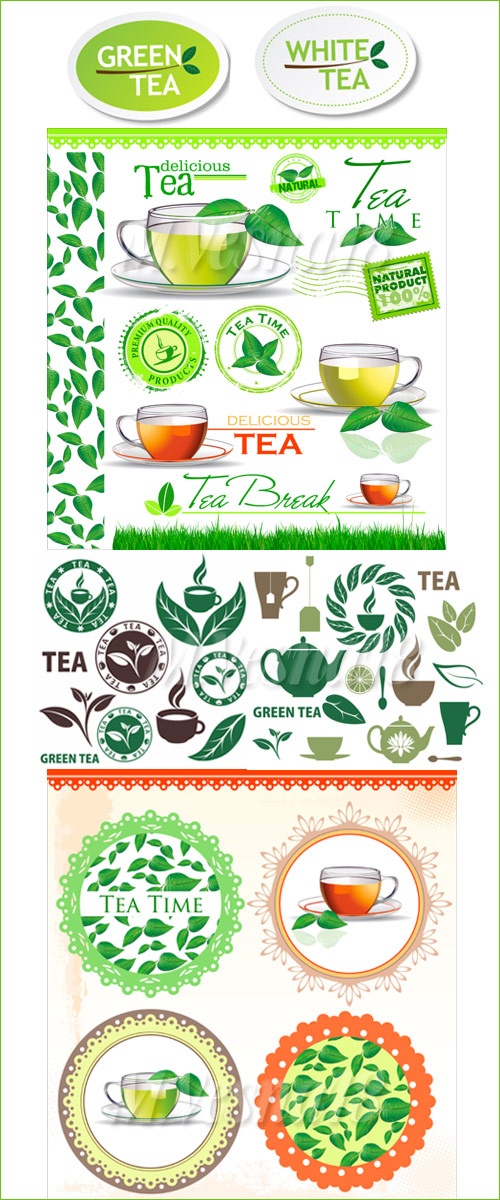 .      / Tea. Elements for design in vector