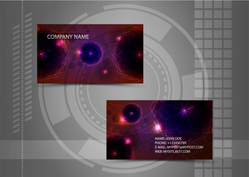 Abstract business cards