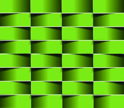      / Green abstract elements in vector