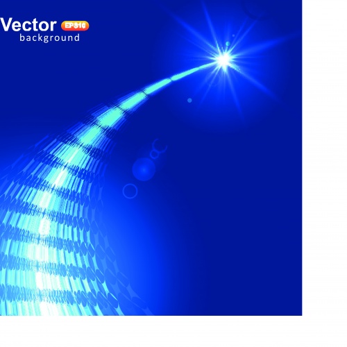     3 | Blue light vector background 3